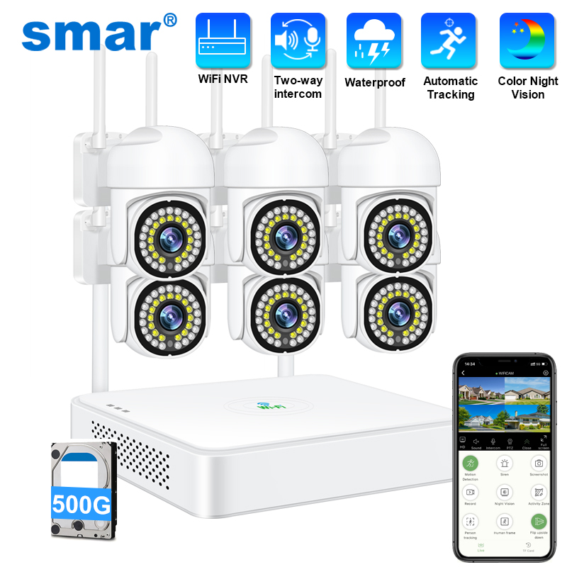Home Security Battery - Smar 3MP Wireless CCTV Security Camera