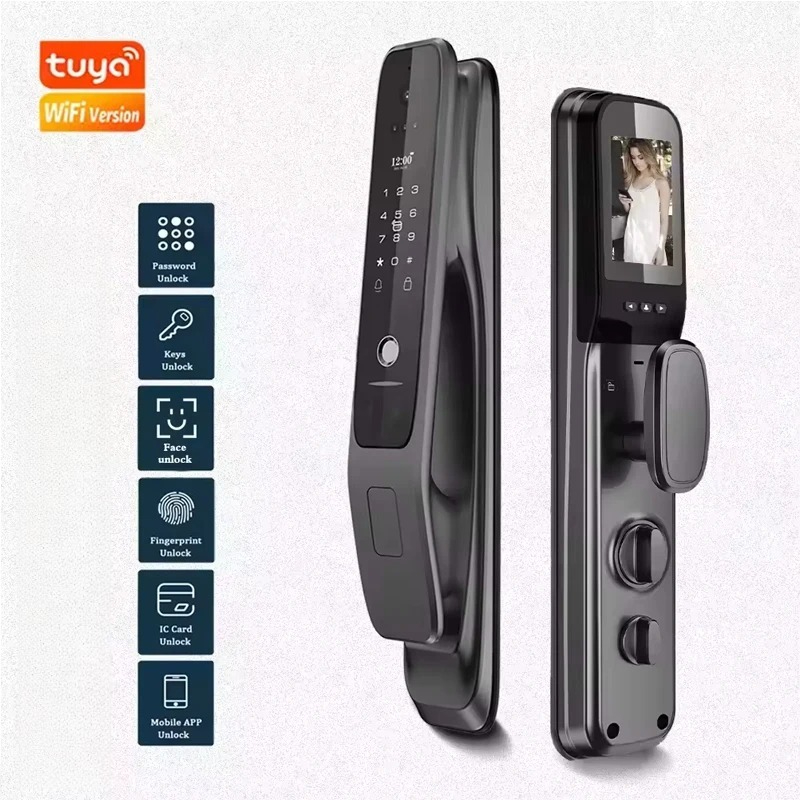 HX5 Smart Door Lock 3D Face Re - Home Security Camera ulasan dan harga