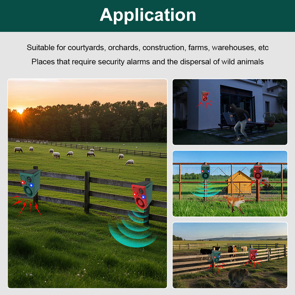 Solar Motion Sensor Animal Rep - Barking Dog Alarm ulasan dan harga
