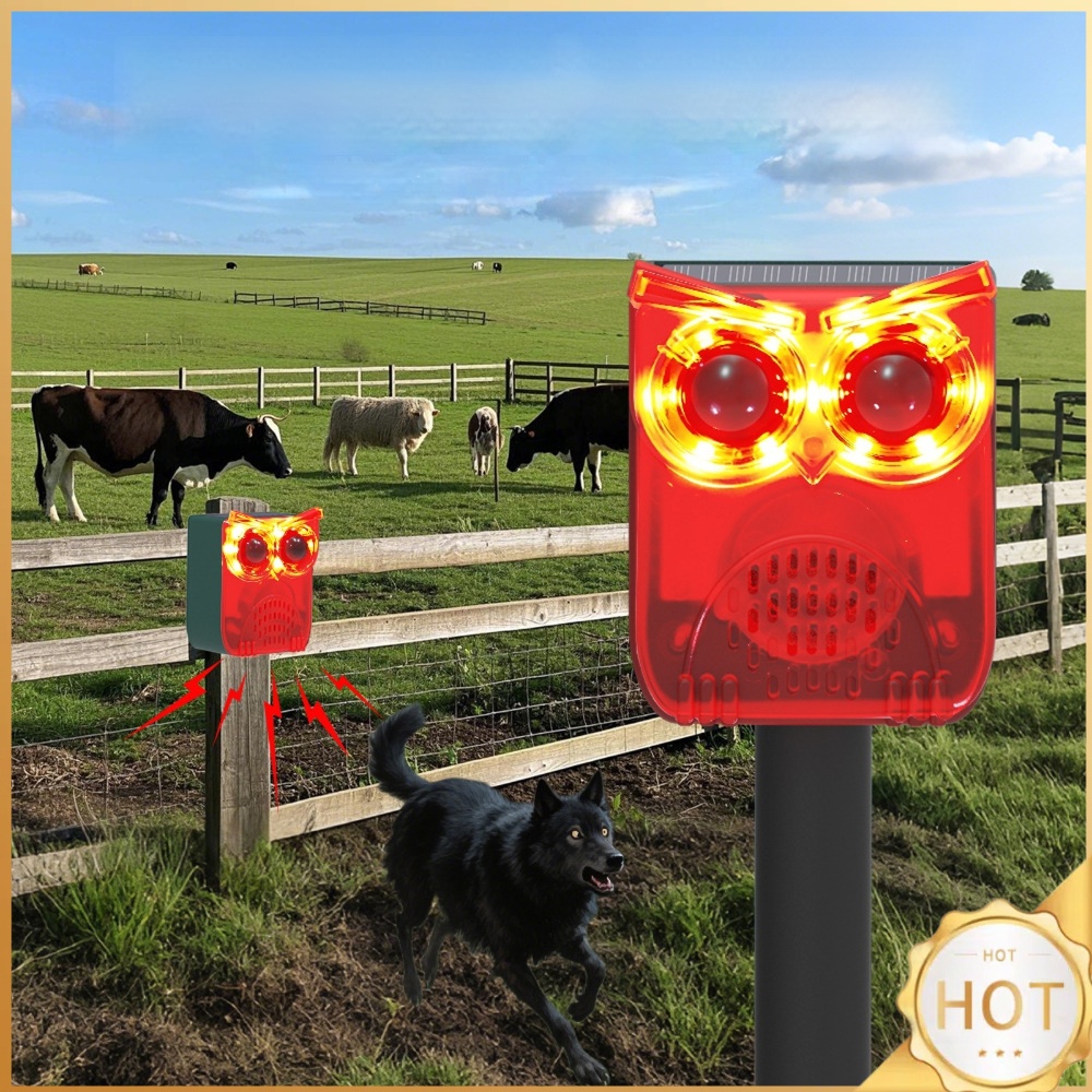 Solar Outdoor Motion Sensor Al - Barking Dog Alarm ulasan dan harga