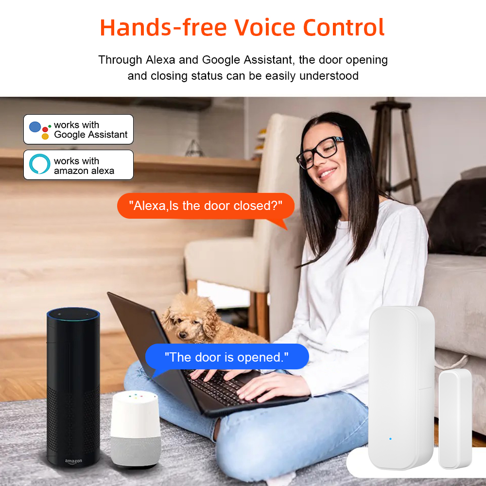 Tuya WiFi Zigbee Window Door S - Home Security Battery ulasan dan harga