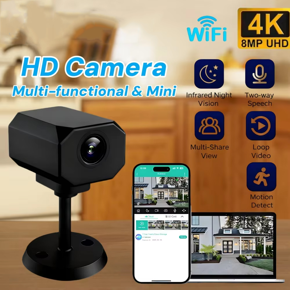 4K HD WiFi Security Camera for - Home Security Camera ulasan dan harga