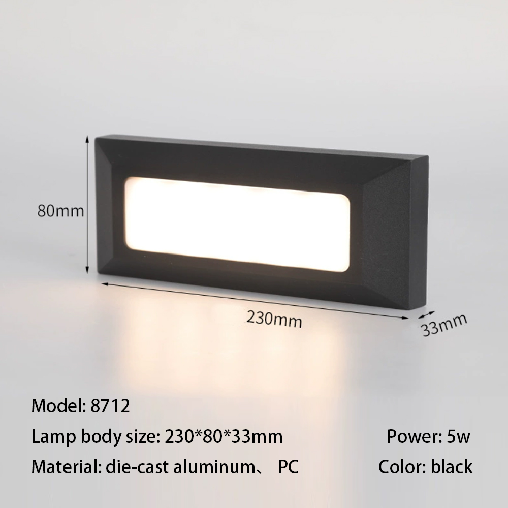 Outdoor LED Wall Lamps Surface - Home Security Yard Sign ulasan dan harga