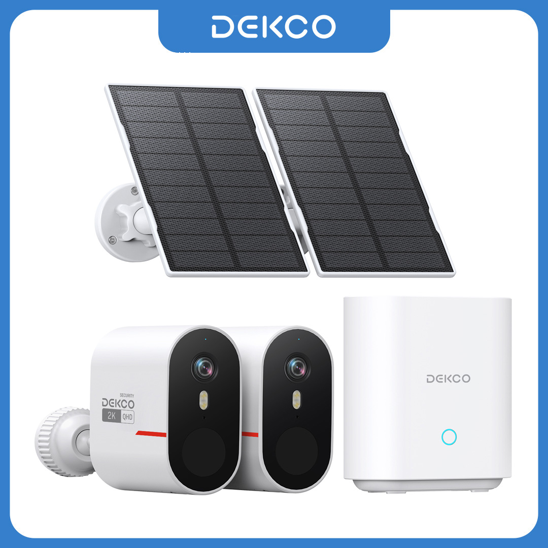 Dekco 3MP WiFi Solar Camera Sy - Home Security Battery ulasan dan harga