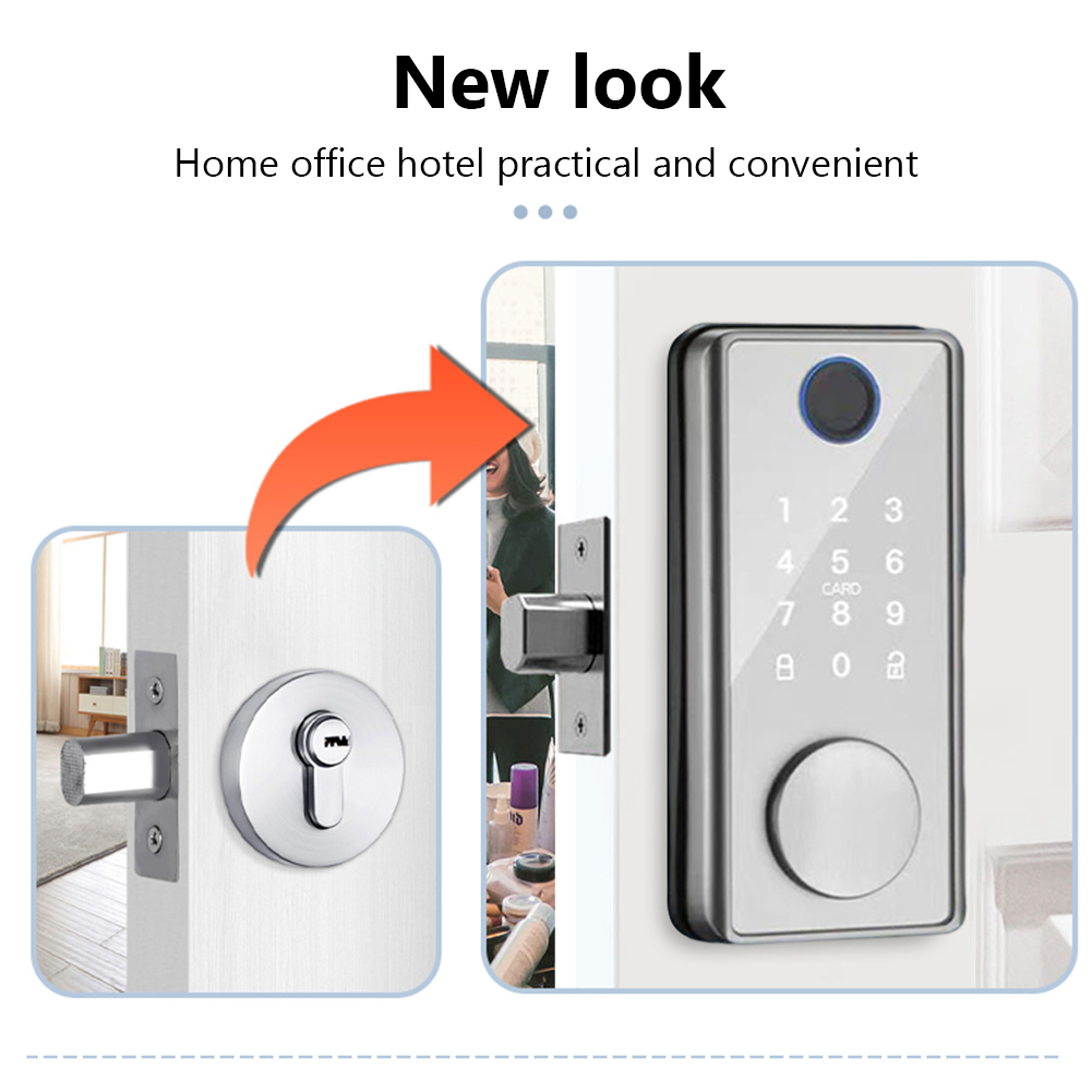 Tuya Smart Door Lock Fingerpri - Home Security Battery ulasan dan harga