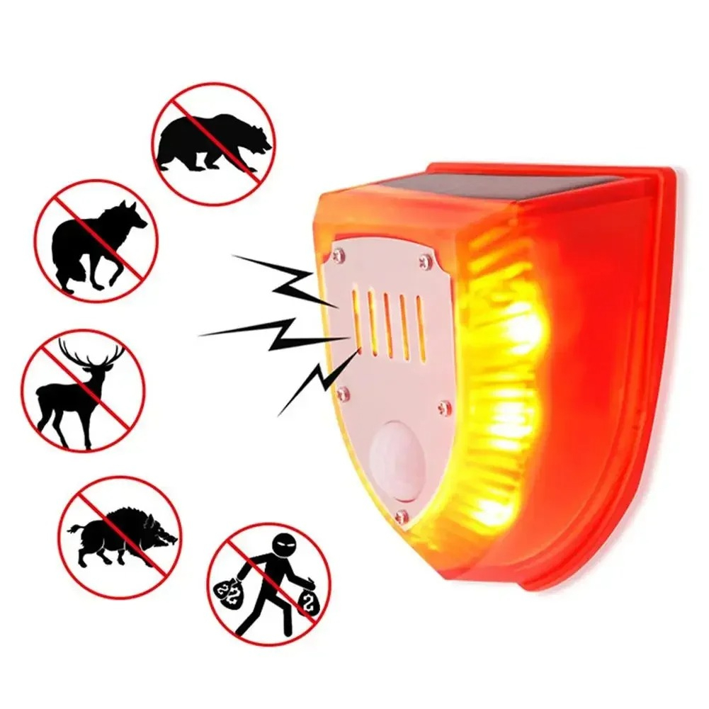 Outdoor Solar Powered 3 Modes  - Barking Dog Alarm ulasan dan harga