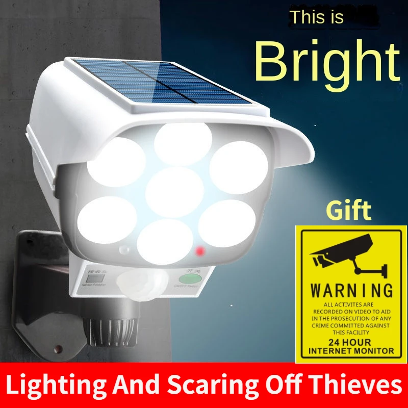 Outdoor Solar Light Motion Sen - Home Security Camera ulasan dan harga