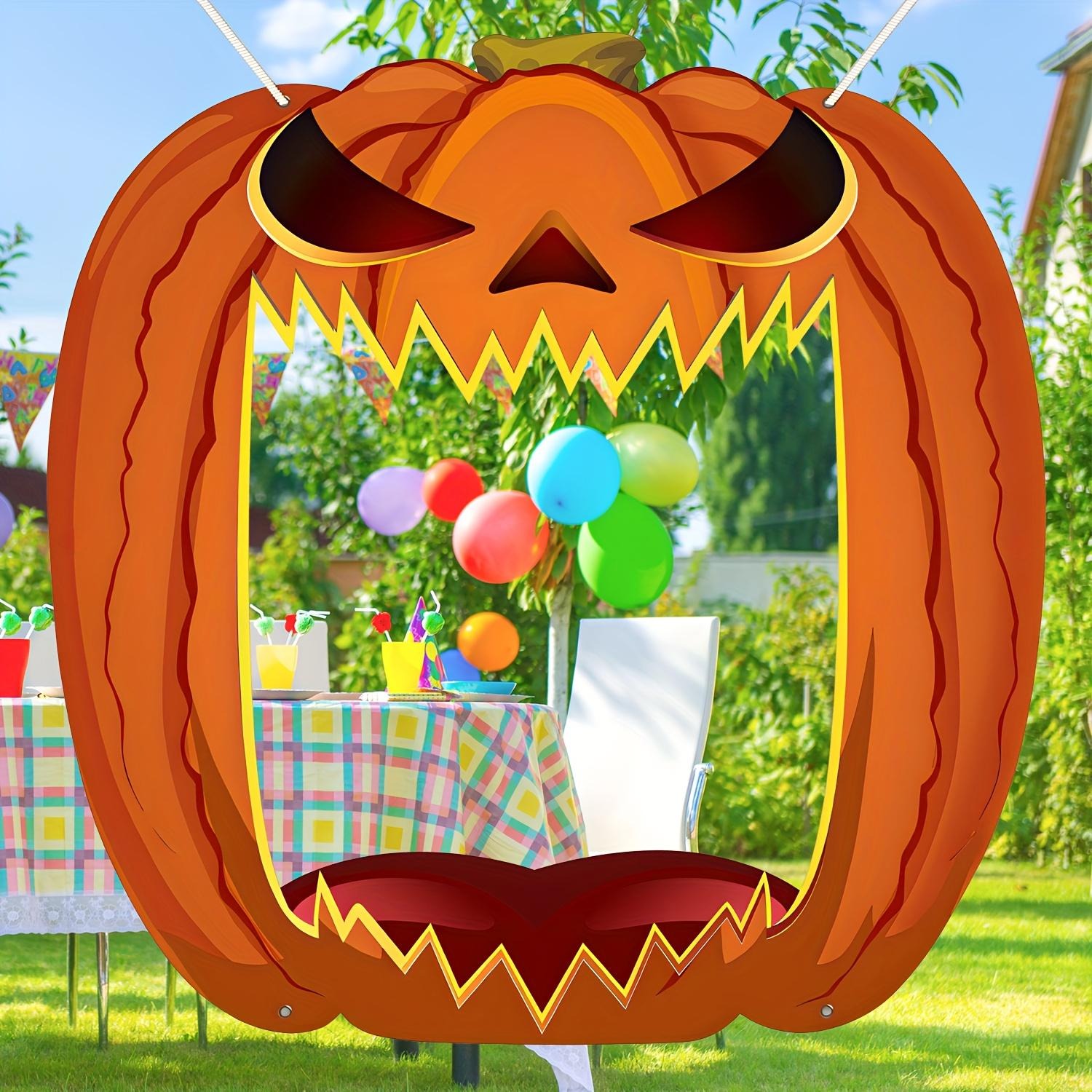 Giant Jack O Lantern Photo Boo - Home Security Yard Sign ulasan dan harga