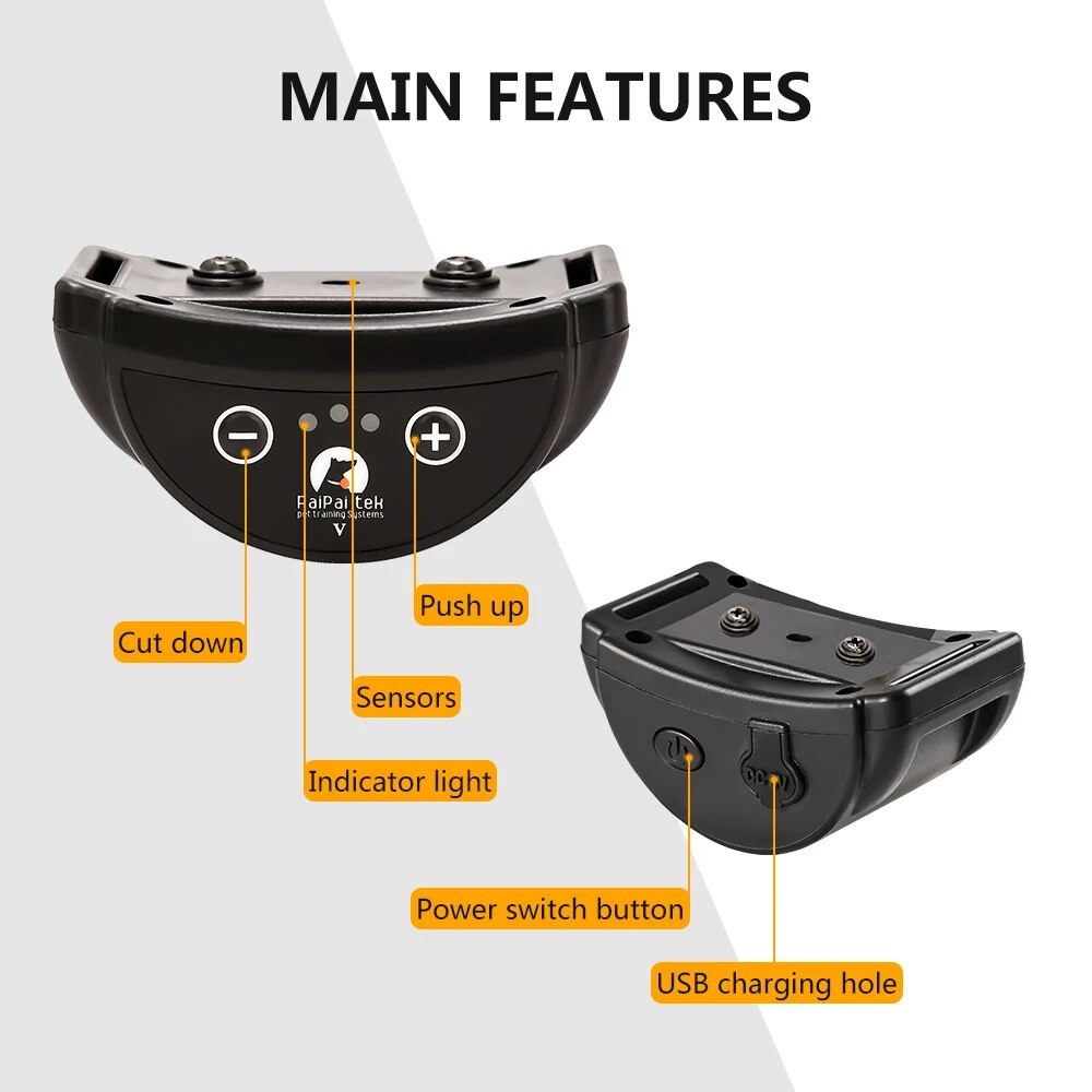 Dog Bark Collar,Rechargeable A - Barking Dog Alarm ulasan dan harga