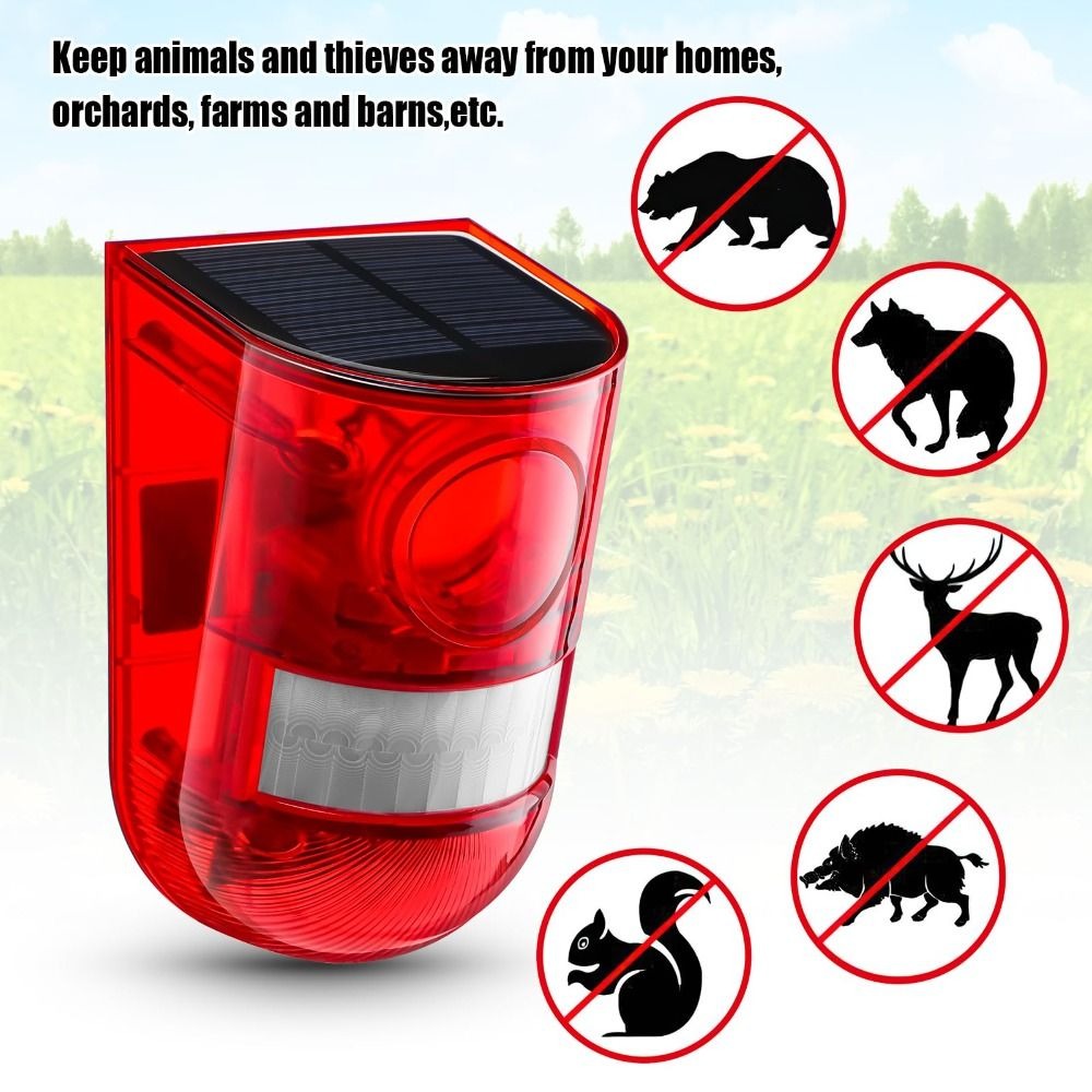 Security Alarm Solar Waterproo - Home Security Yard Sign ulasan dan harga