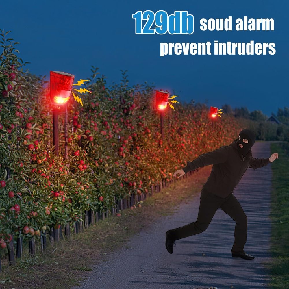 Security Alarm Solar Waterproo - Home Security Yard Sign ulasan dan harga