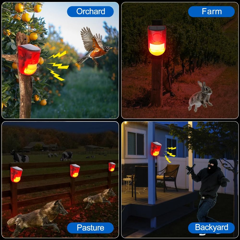 Security Alarm Solar Waterproo - Home Security Yard Sign ulasan dan harga
