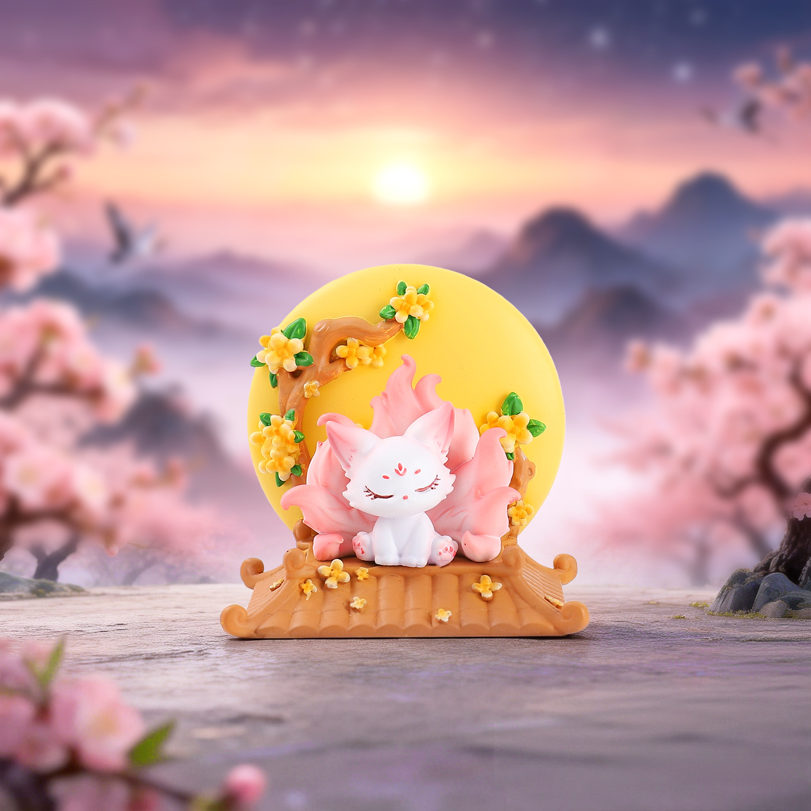 Nine-Tailed Fox Blind Box Chin - Home Security Items ulasan dan harga
