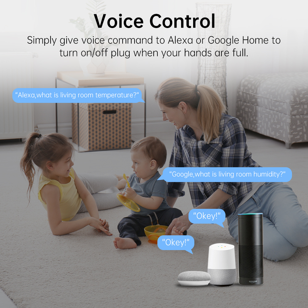 MANHOT Zigbee/Wifi Smart Tempe - Home Security Battery ulasan dan harga