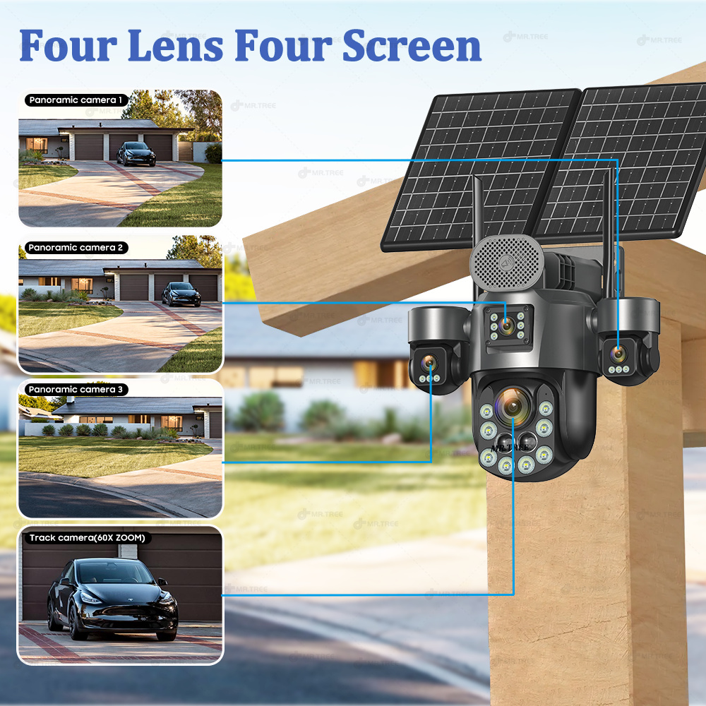20MP AOV 24/7 Recording 4 Scre - Home Security Battery ulasan dan harga