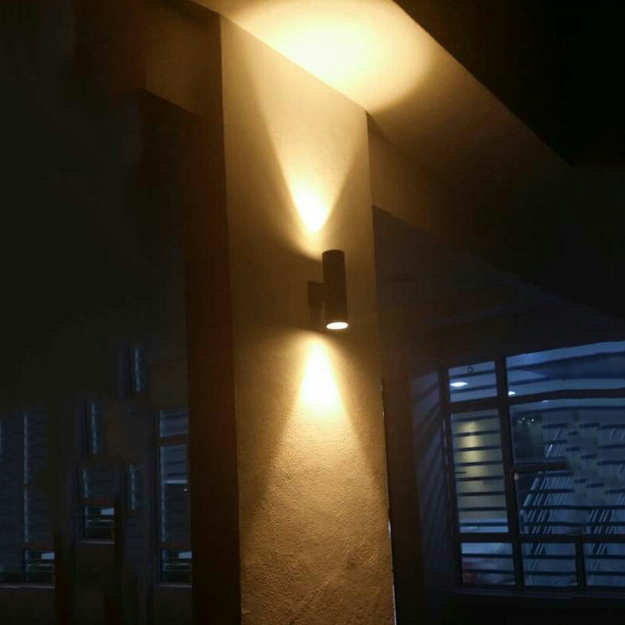 LED Porch Wall Light Up Down W - Home Security Yard Sign ulasan dan harga