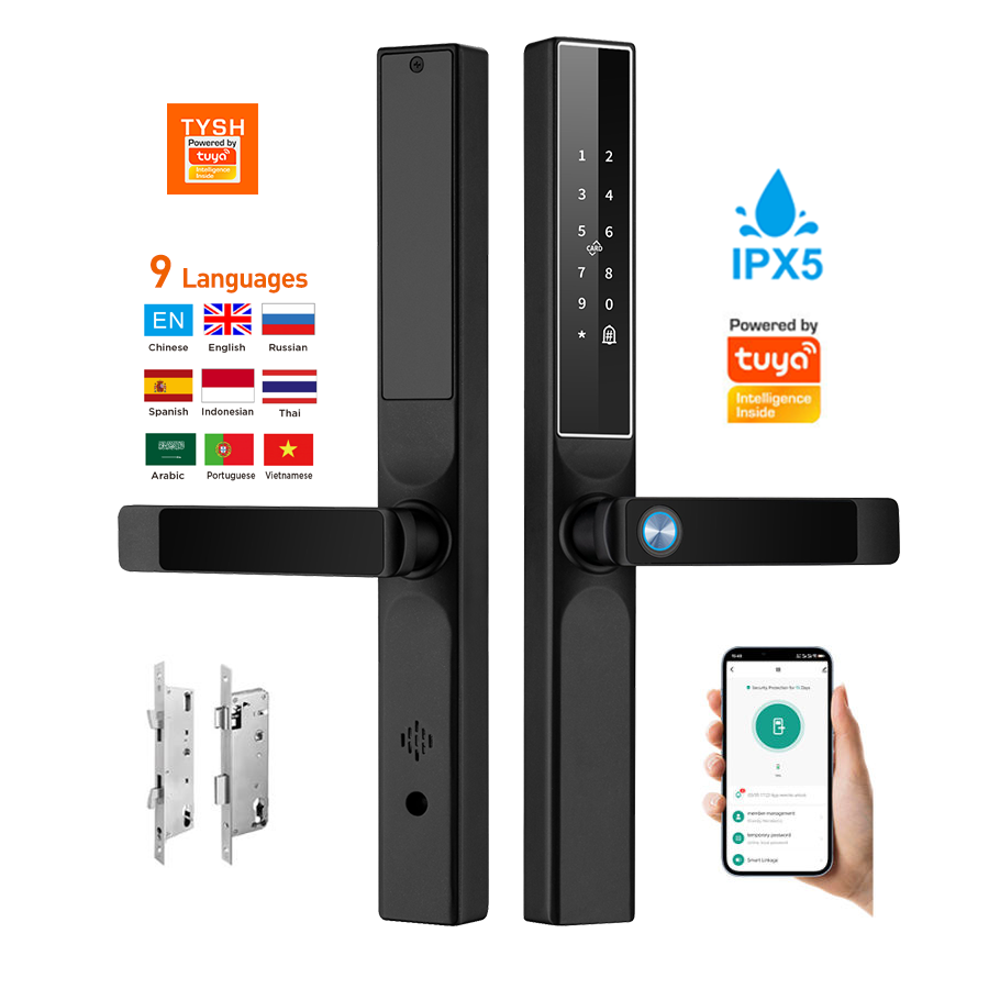 Tuya App Fingerprint Door Lock - Home Security Battery ulasan dan harga
