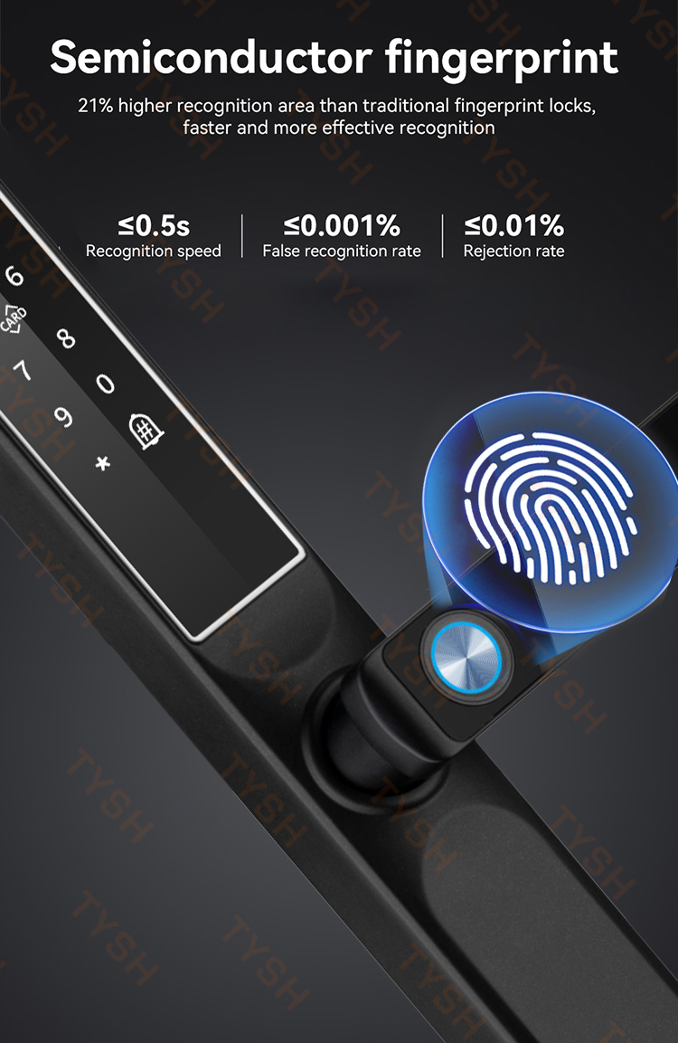 Tuya App Fingerprint Door Lock - Home Security Battery ulasan dan harga
