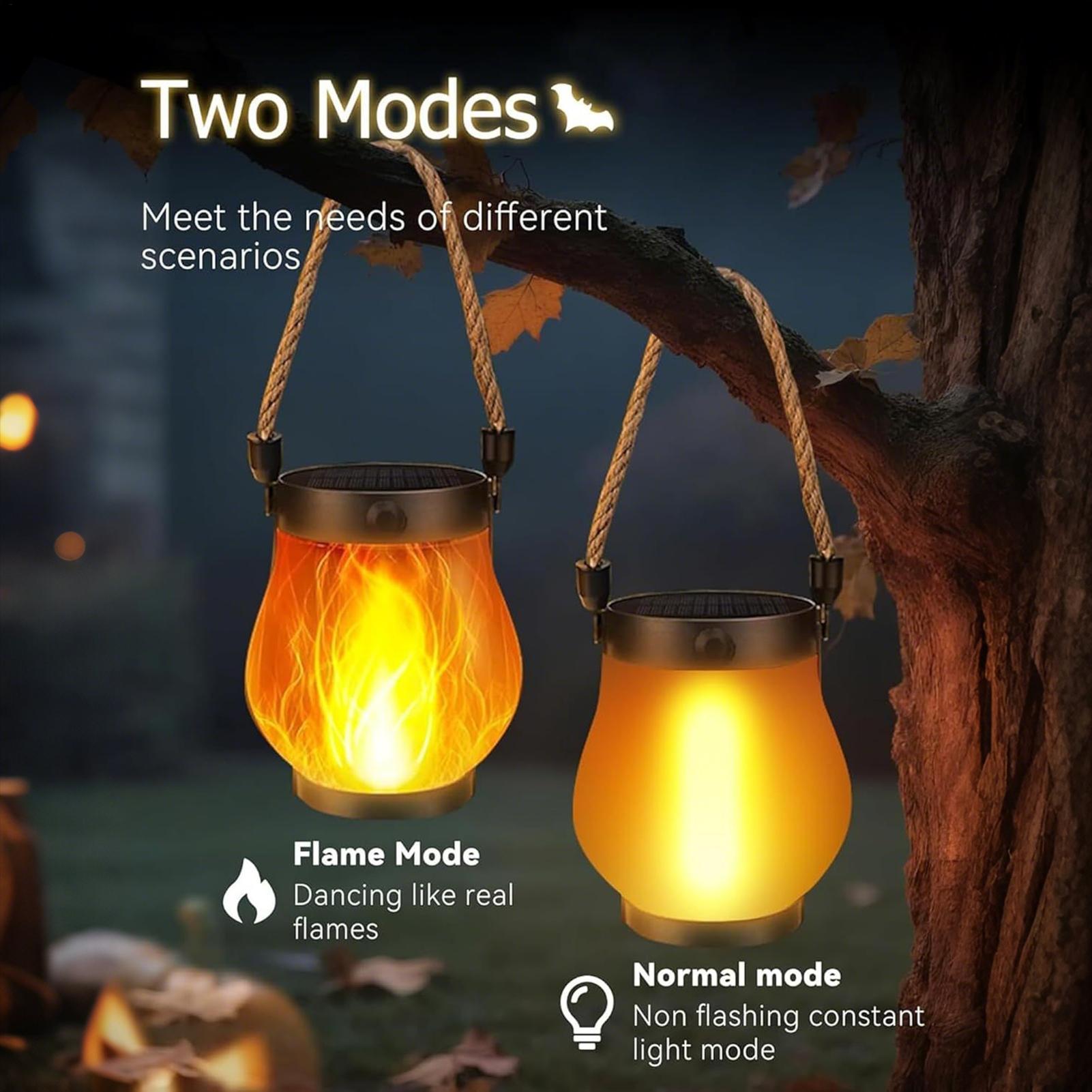 Solar Flickering Flame Lights  - Home Security Yard Sign ulasan dan harga