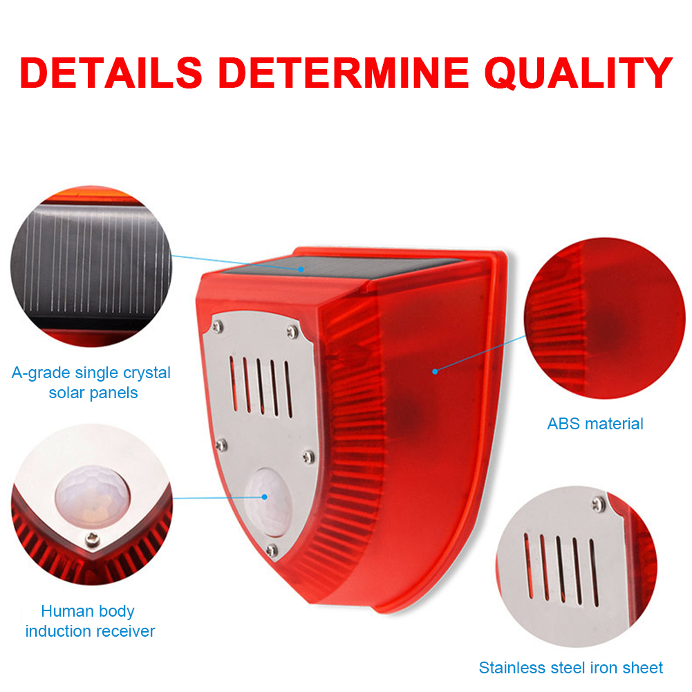 Outdoor Solar Alarm Waterproof - Barking Dog Alarm ulasan dan harga
