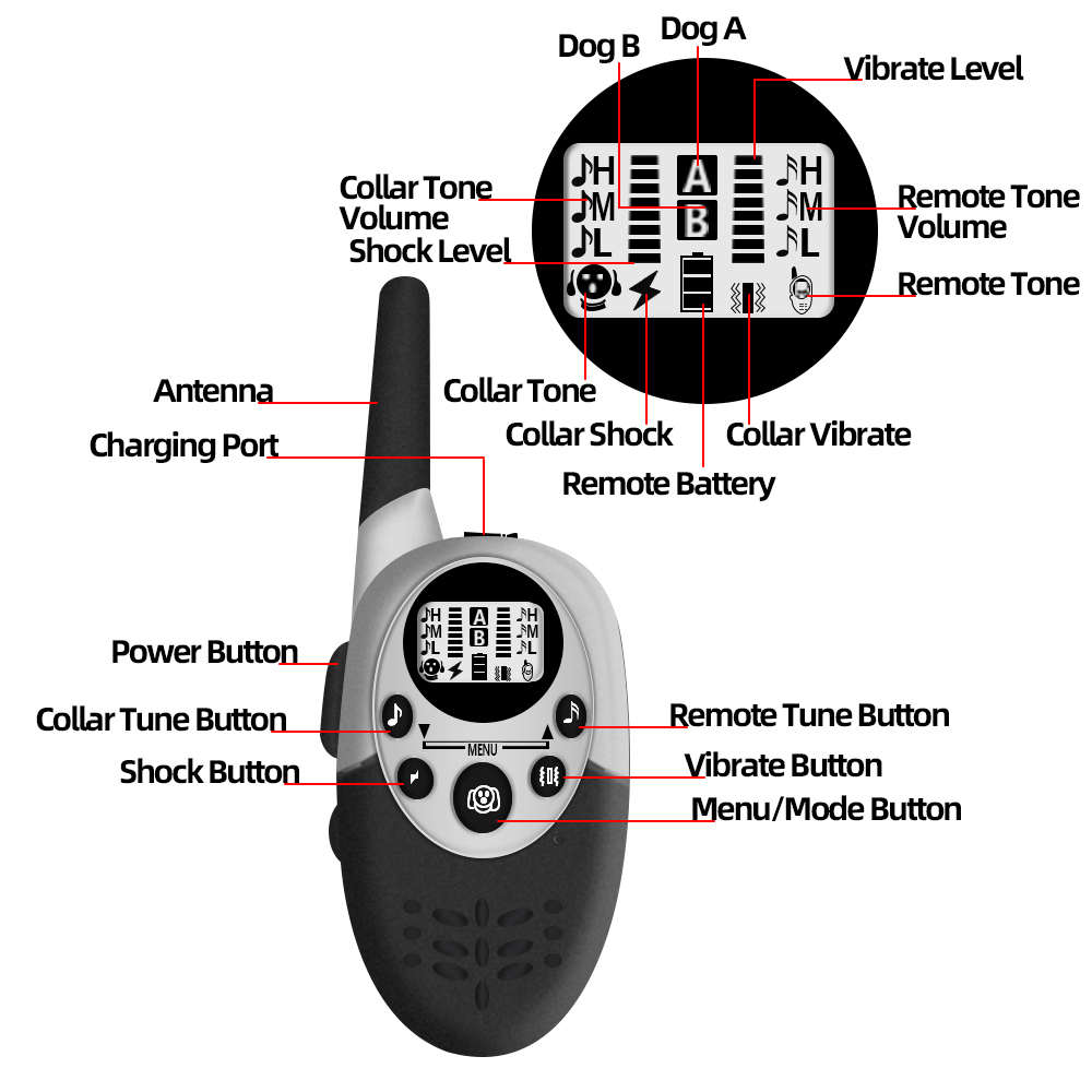 1000M Remote Control Dog Train - Barking Dog Alarm ulasan dan harga