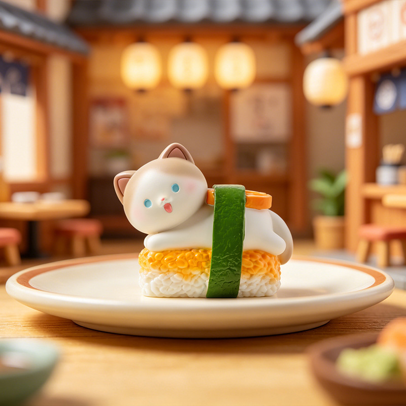 Sushi Cat Blind Box Cartoon Fi - Home Security Items ulasan dan harga