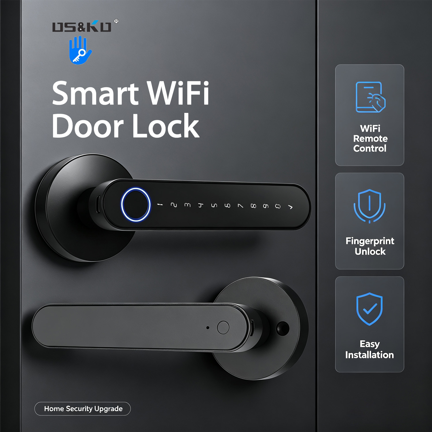 TTLock Smart Digital Door Lock - Home Security Battery ulasan dan harga